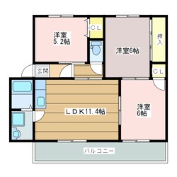 ラフォーレ龍野Ⅱの物件間取画像